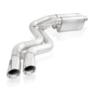 Ford F-150 Performance Exhaust - Front Passenger Rear Tire Exit - Stainless Works - Exhaust Catback with X-Pipe Turbo Resonator - `10-`14 Ford F-150 Performance Exhaust - Front Passenger Rear Tire Exit - Stainless Works - Exhaust Catback with X-Pipe Turbo Resonator - `10-`14